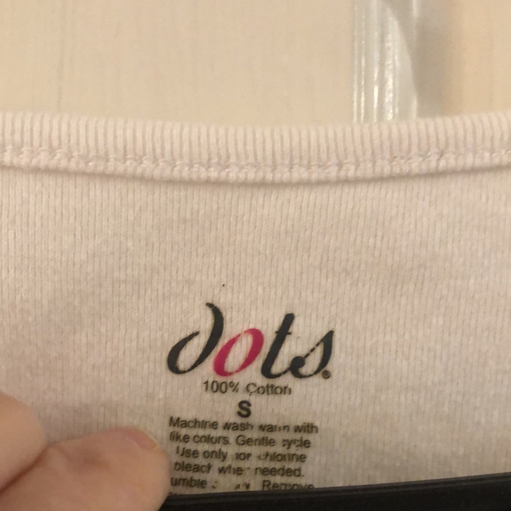 Dots Vintage White Shirt - Picture 2 of 4
